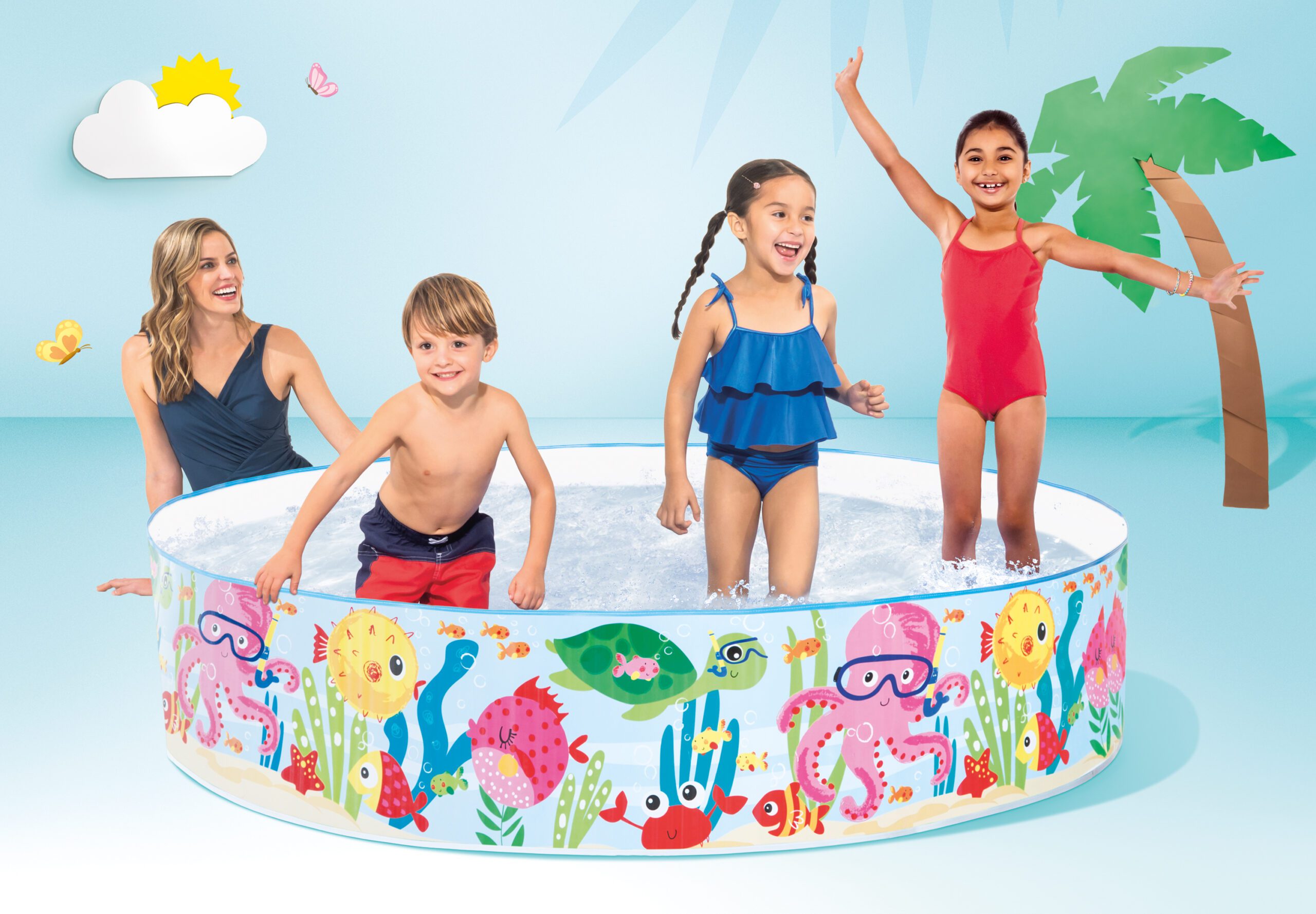 Intex Ocean Play Set Snap Set Pool 183cm x 38cm 56452